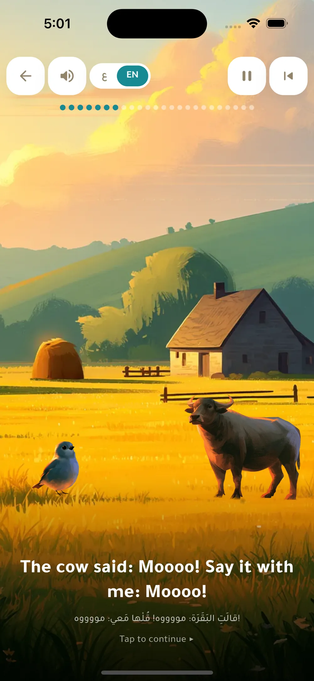 “The Rooster Overslept!”, an illustrated story from the Farm